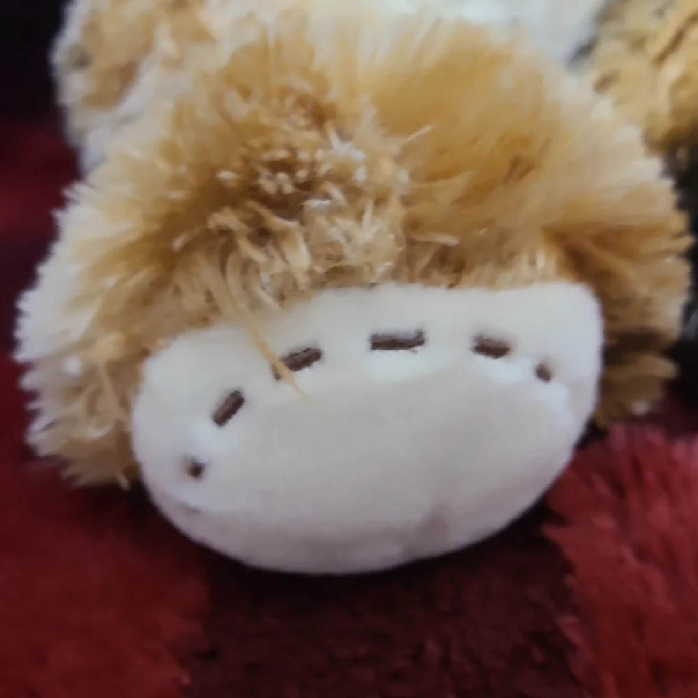 Build a Bear Calico Heart Patch Adorable Brown and Cream Teddy Bear Plush